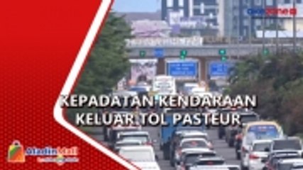 Ribuan Kendaraan Terjebak Macet di Pintu Tol Pasteur