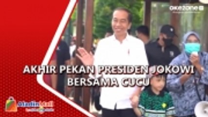 Liburan Bersama Cucu, Presiden Jokowi Jalan-Jalan di Candi Prambanan
