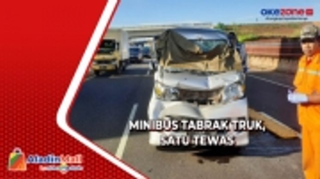 Satu Orang Tewas, Minibus Tabrak Truk di Tol Cipularang