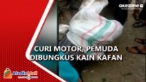 Curi Motor, Pemuda Dihajar Massa dan Dibungkus Kain Kafan di Bogor