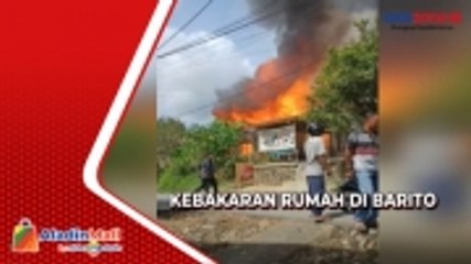 Kebakaran Hanguskan Sebuah Rumah di Barito, Diduga Korsleting Listrik