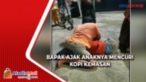 Bapak Ajak Anaknya Mencuri Kopi Kemasan di Pasuruan, Sang Anak Dihakimi Massa