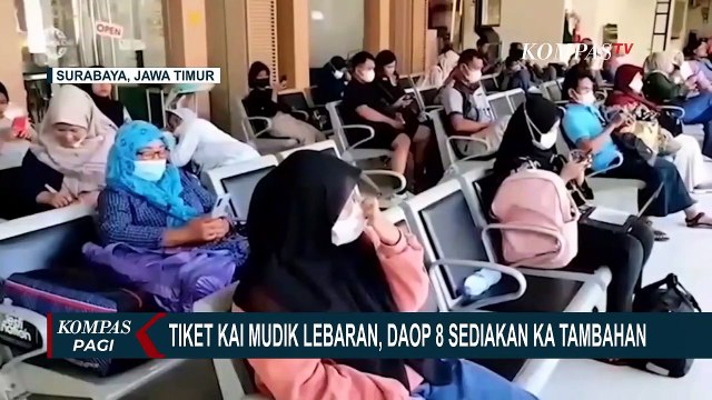 DAOP 8 Surabaya Sediakan KA Tambahan untuk Penuhi Kebutuhan Mudik Lebaran 2023