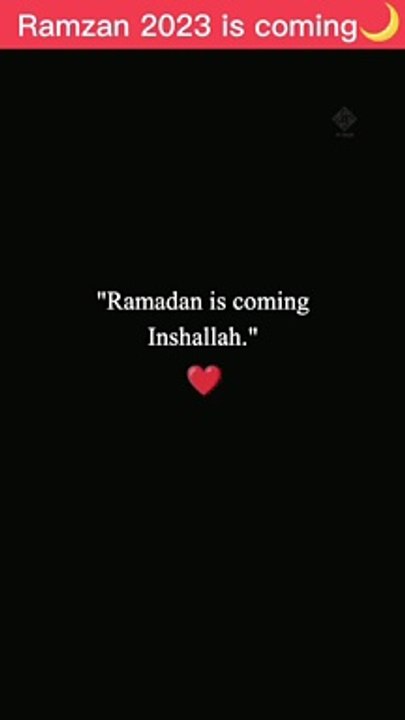 Ramadan is coming  ramzan2023
