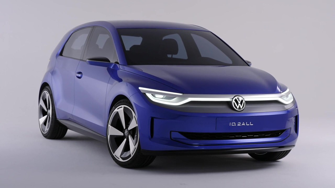 Der neue Volkswagen ID. 2all - Exterieurdesign - Sympathisches Gesicht, viel Dynamik und neue C-Säulen-Signatur
