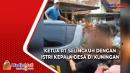 Ratusan Warga Usir Ketua RT yang Selingkuh dengan Istri Kepala Desa di Kuningan