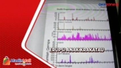 Download Video: Erupsi Gunung Anak Krakatau, Letusan Terjadi Sebanyak Tiga Kali