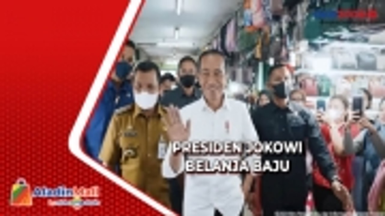 Momen Presiden Jokowi Sapa Warga dan Berbelanja di Mal Pekanbaru