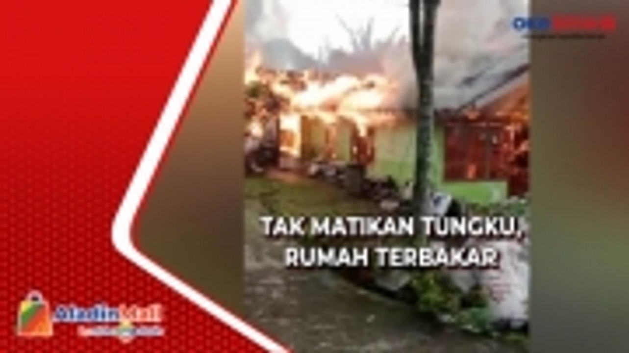 Tak Matikan Tungku yang Menyala, Rumah di Pemalang Ludes Terbakar