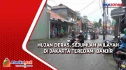 Download Video: Sejumlah  Wilayah di Jakarta Teredam Banjir Akibat Intensitas Hujan Tinggi