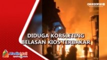Belasan Kios dan Warung Terbakar di Pasar Tungkal Ilir, Jambi