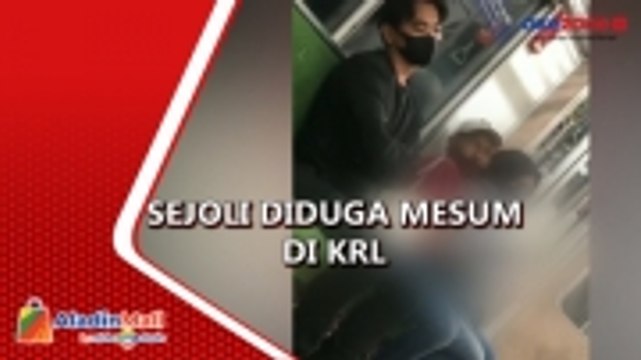 Beredar Video Sejoli Diduga Mesum di KRL