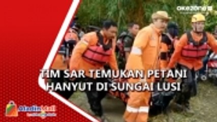 Tim SAR Gabungan Evakuasi Jasad Petani yang Hanyut di Sungai Lusi