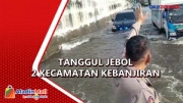 Tanggul Jebol, 2 Kecamatan Terendam Banjir di Semarang