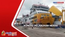 Kondisi Pelabuhan Merak di Tahun Baru