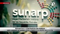 ¡Exclusivo! Repartija y contratos: Grte. general de Sunarp llevó a pareja a trabajar a su institución