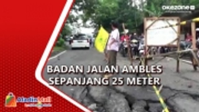 Jalan ke Objek Wisata Pantai Pelabuhanratu Ambles