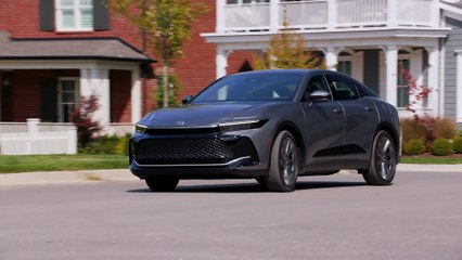 2023 Toyota Crown Limited Heavy Metal Driving in the country