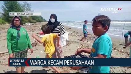 DPRK Aceh Barat Awasi Hasil Uji Sampel Batubara yang Mencemari Pantai