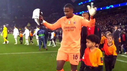 Mike maignan vs Tottenham Hotspurs- excellent reflex