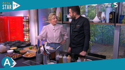 C à Vous : Anne-Elisabeth Lemoine un poil autoritaire avec le chef cuisinier du jour, les chroniqueu