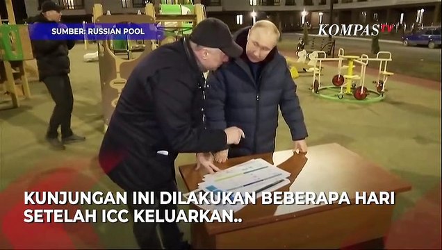 Momen Putin Nyetir Sendiri Keliling Kota Mariupol Ukraina