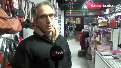 Şoke eden hırsızlık: Çaldığı her şeyi ağzına koyarak böyle uzaklaştı