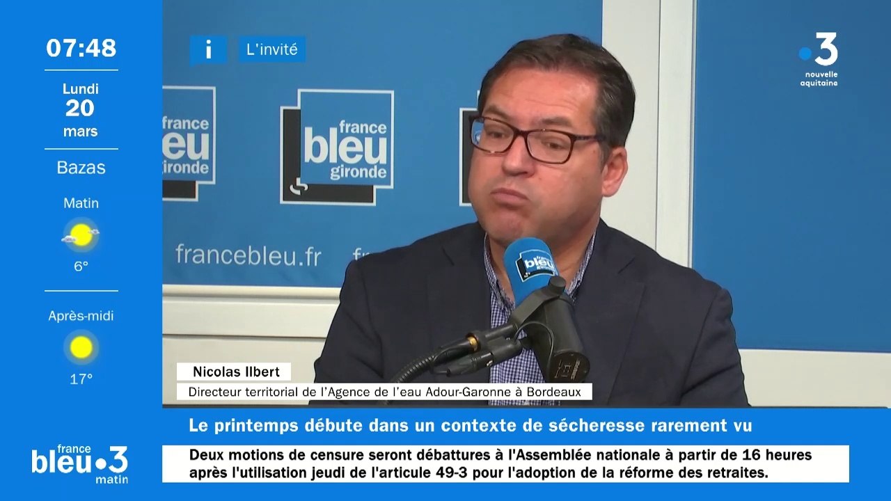 Nicolas Ilbert, directeur de l'agence régionale Eau Adour Garonne