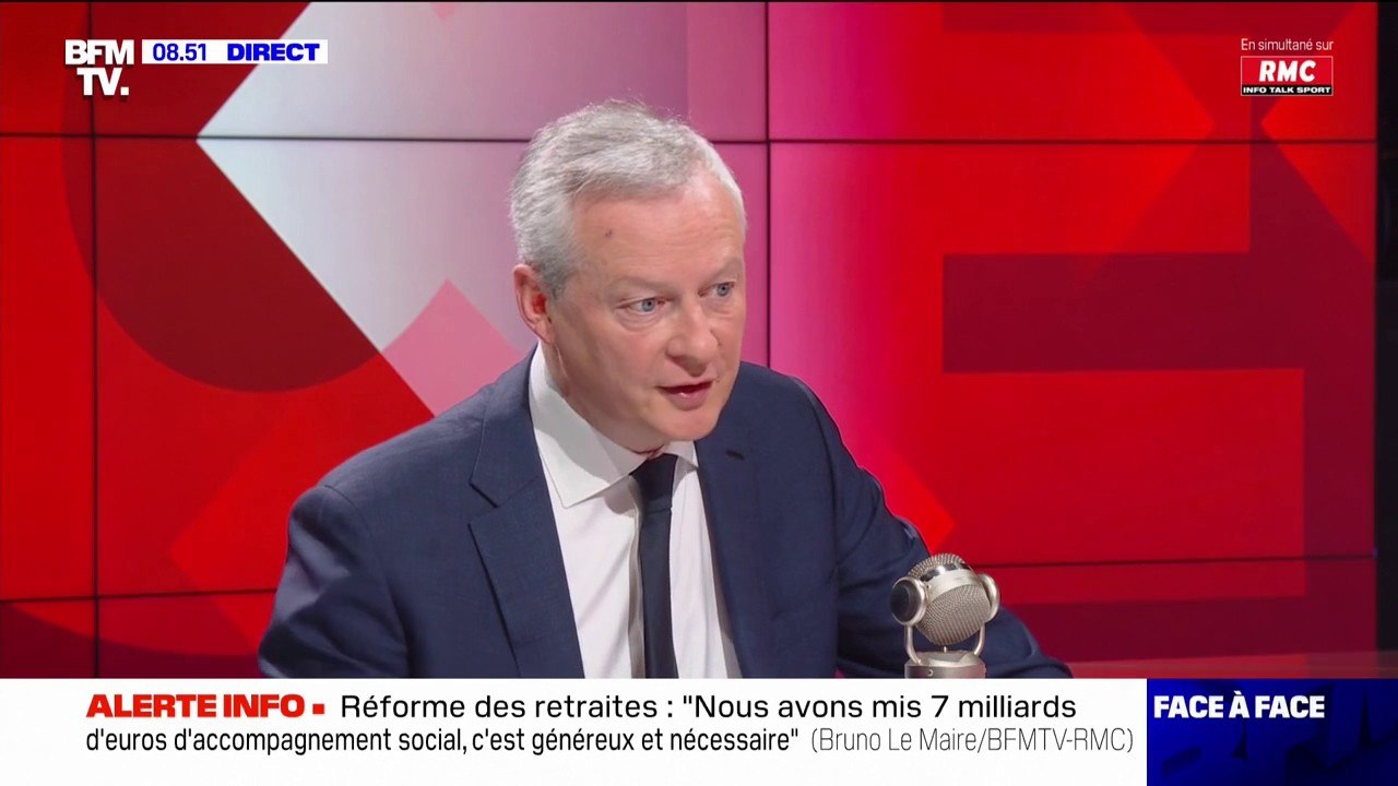 Bruno Le Maire: "Les banques françaises sont solides, elles ont été testées régulièrement"