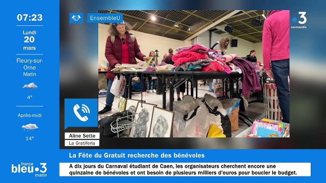 20/03/2023 - Le 6/9 de France Bleu Basse Normandie en vidéo