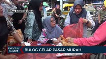 Pasar Murah yang Digelar Bulog di Medan Disambut Antusias Warga