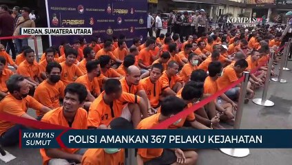 Télécharger la video: Tim Gabungan Polrestabes Medan Tangkap 367 Pelaku Kejahatan Jalanan