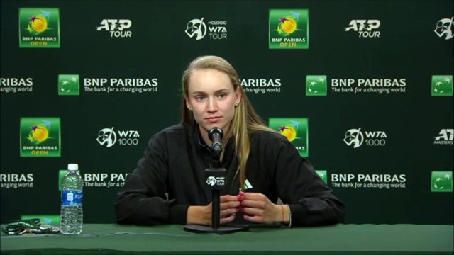 WTA - Indian Wells 2023 - Elena Rybakina : I think the biggest goal is of course to be No. 1