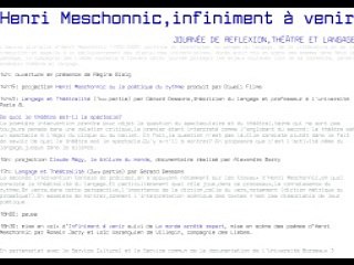 Gérard Dessons "Langage et théâtralité" (2ème partie-2010)