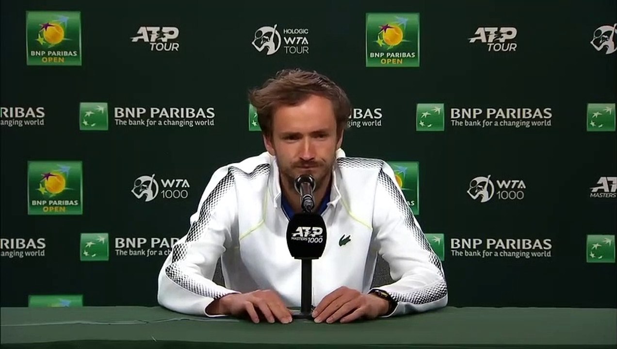 ATP - Indian Wells 2023 - Daniil Medvedev : "Ca...