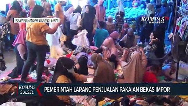 Pemerintah Larang Penjualan Pakaian Bekas Impor