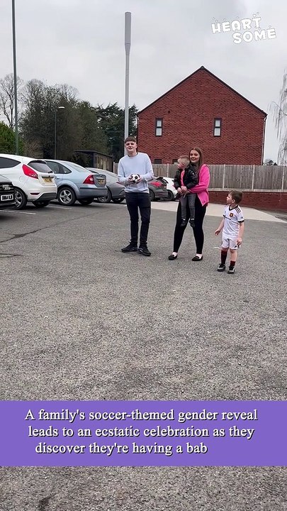 Coolest Soccer Themed Gender Reveal || Heartsome