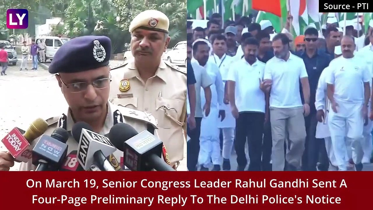 Rahul Gandhi Replies To Delhi Police Notice; Calls It ‘Unprecedented’