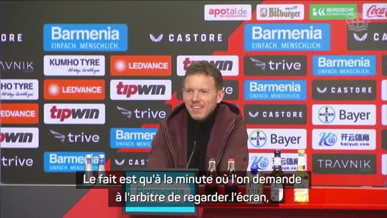 Bayern - Nagelsmann : "Il y avait bien les deux penalties pour Leverkusen"