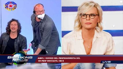 Amici, i giudizi del professionista sul  un prof bocciato, chi è
