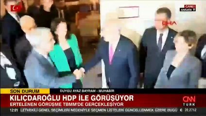 Son dakika... Kılıçdaroğlu - HDP görüşmesi sona erdi