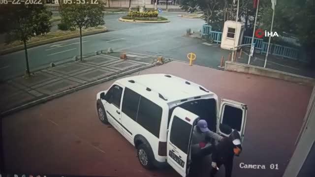 Soyguna gelen hırsızlar baltayı taş vurdu: Alarm çalınca, binadan taş yağmuruna tutuldular