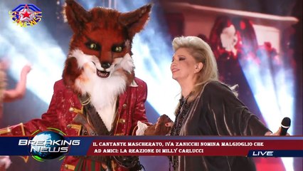 Descargar video: Il Cantante mascherato, Iva Zanicchi nomina Malgioglio che  ad Amici: la reazione di Milly Carlucci