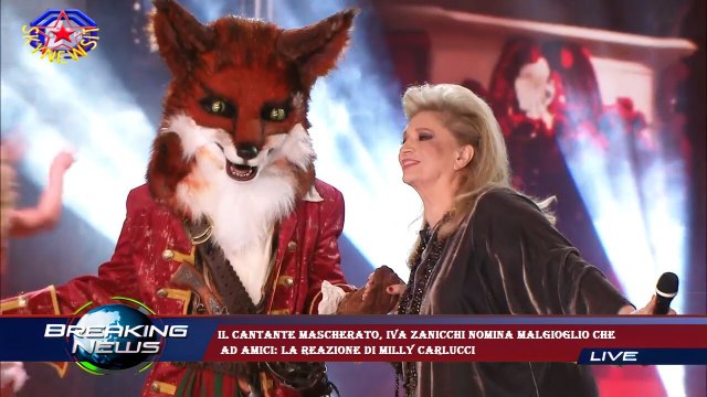 Il Cantante mascherato, Iva Zanicchi nomina Malgioglio che ad Amici: la reazione di Milly Carlucci