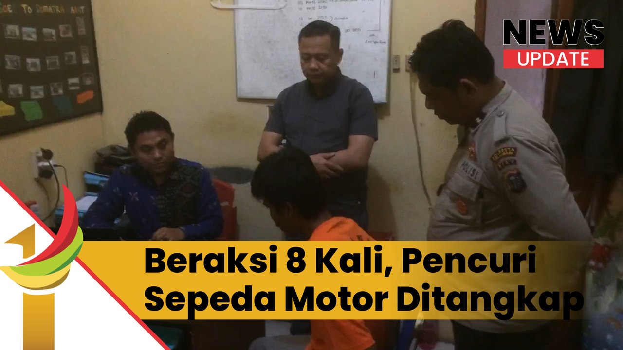 Sudah Beraksi 8 Kali, Pelaku Pencurian Sepeda Motor Ditangkap Polsek Tenayan Raya
