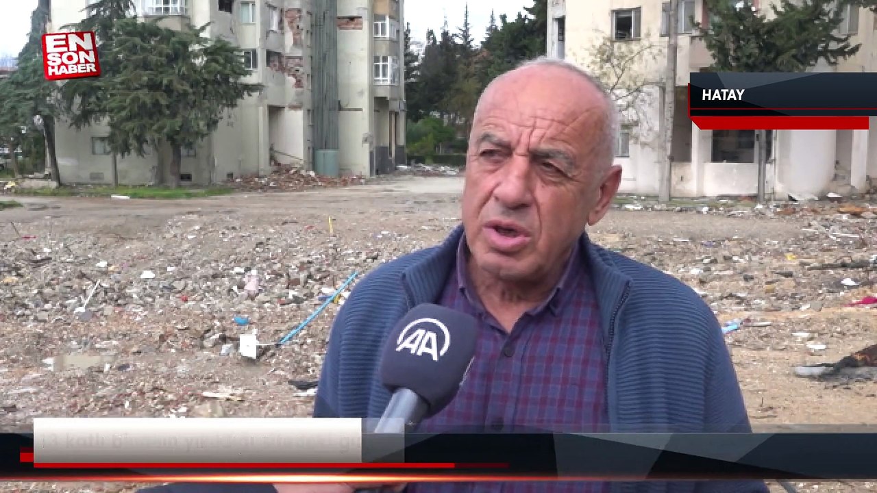 Hatay'da 13 katlı binanın yıkıldığı sitedeki güçlendirilmiş iki blokta 60 aile hayatta kaldı