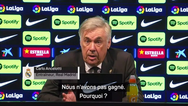 Ancelotti : J'ai des doutes sur le but refusé pour hors-jeu