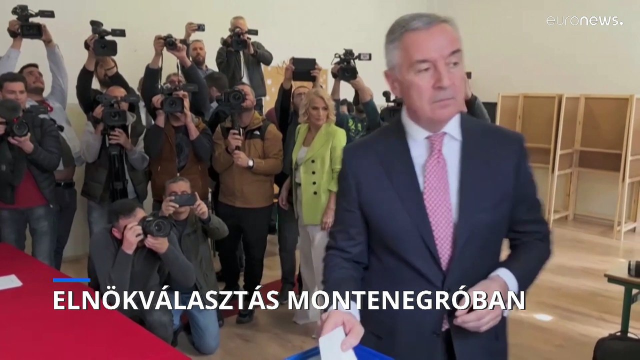 Djukanovic nyerte a montenegrói elnökválasztás első fordulóját