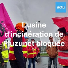 L'usine Valorys bloquée par les opposants à la réforme des retraites