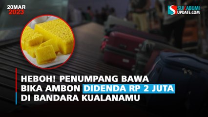 Heboh! Penumpang Bawa Bika Ambon Didenda Rp 2 Juta di Bandara Kualanamu